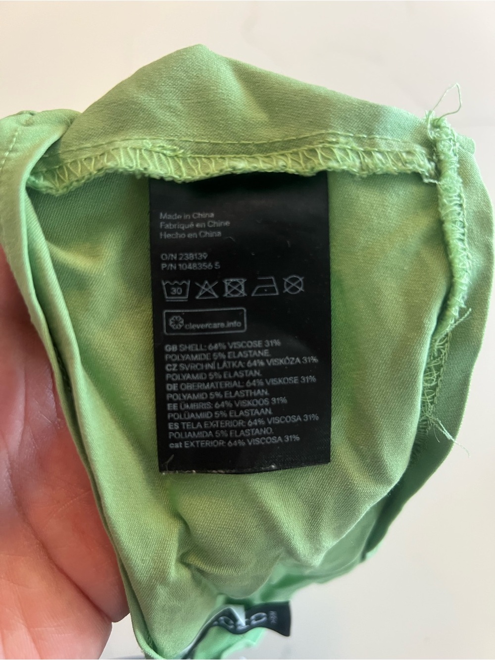 Divided Green Ruched Halter Crop Top - Picture 4 of 4